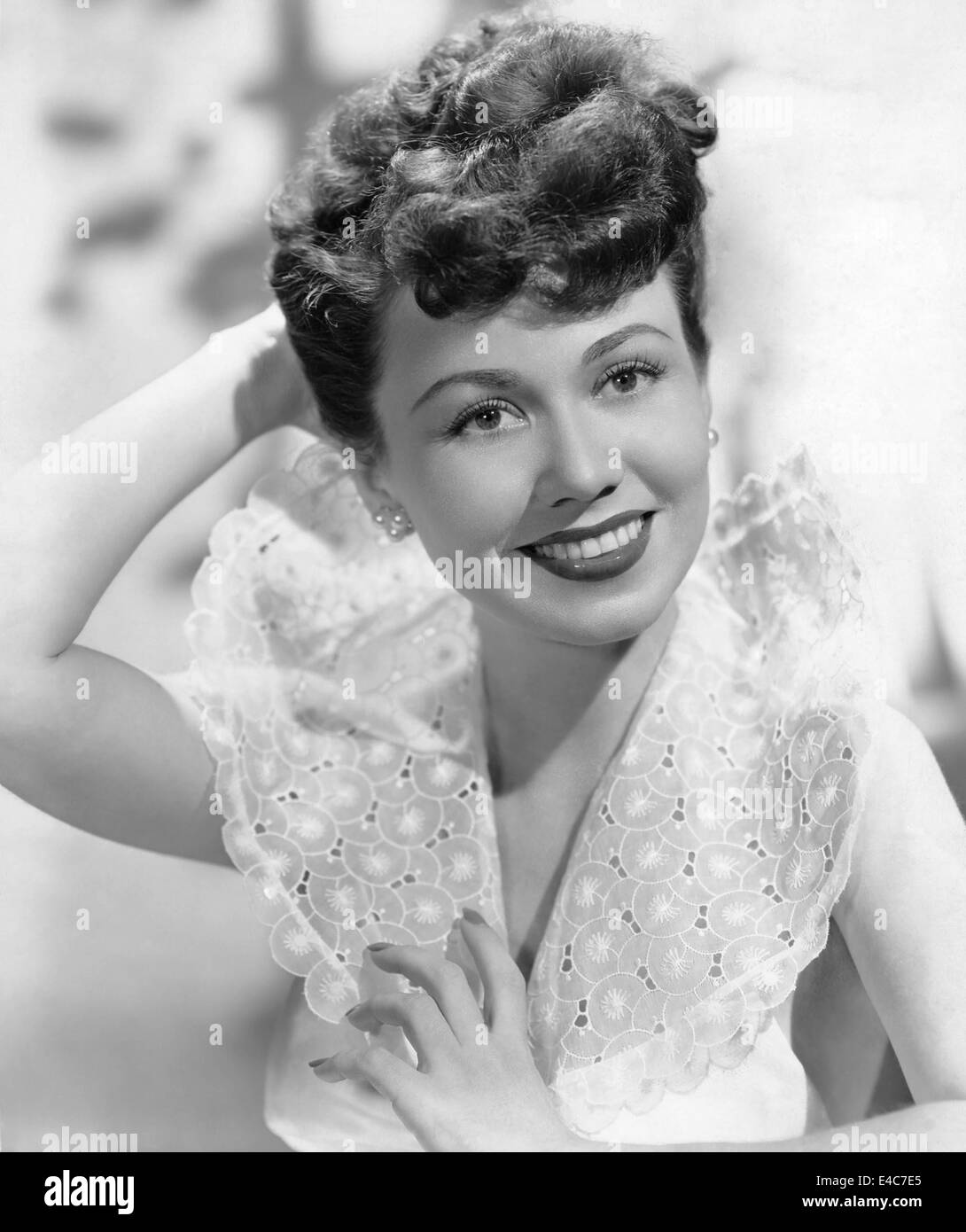 Connie Haines, American Singer, Publicity Portrait, Close-Up, circa ...