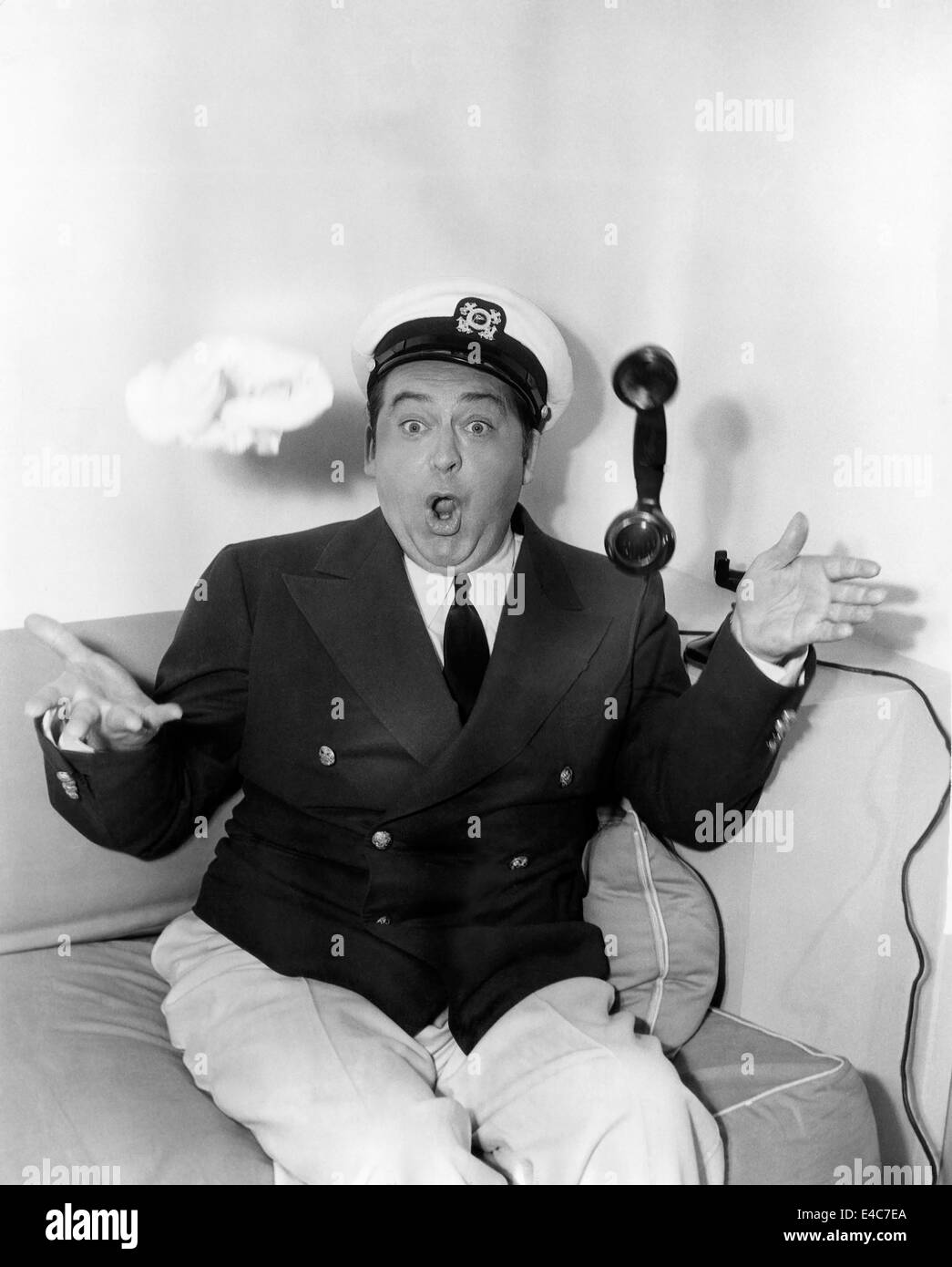 Edward Arnold, American Actor, Publicity Portrait, 1941 Stock Photo