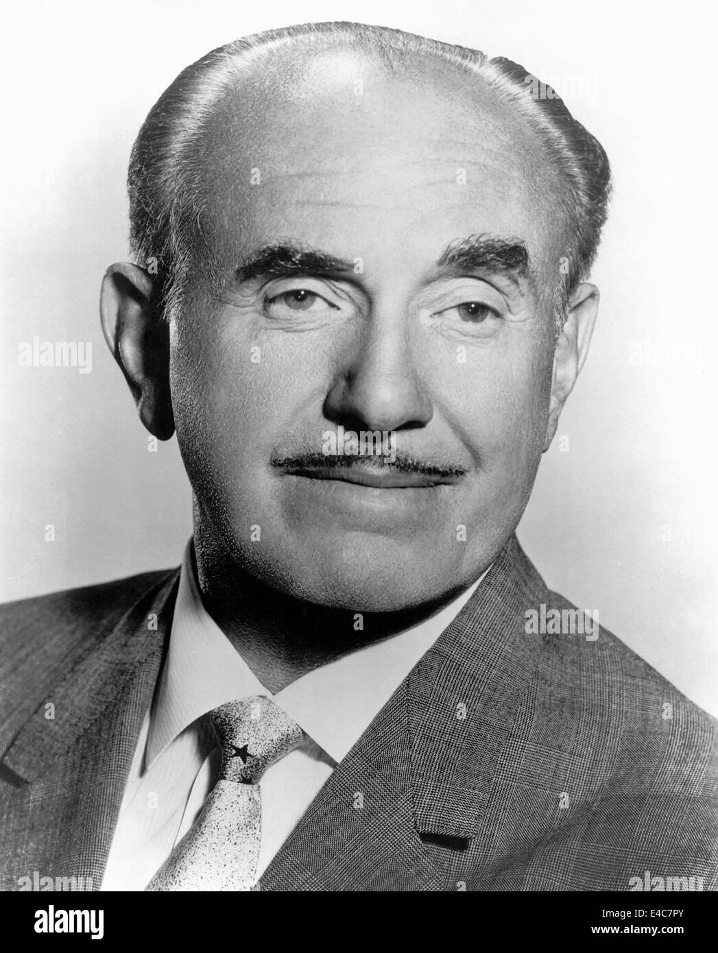 Jack Warner (1892-1978), Canadian-born American Film Executive and President Warner Bros. Studios, Portrait, circa 1950's Stock Photo