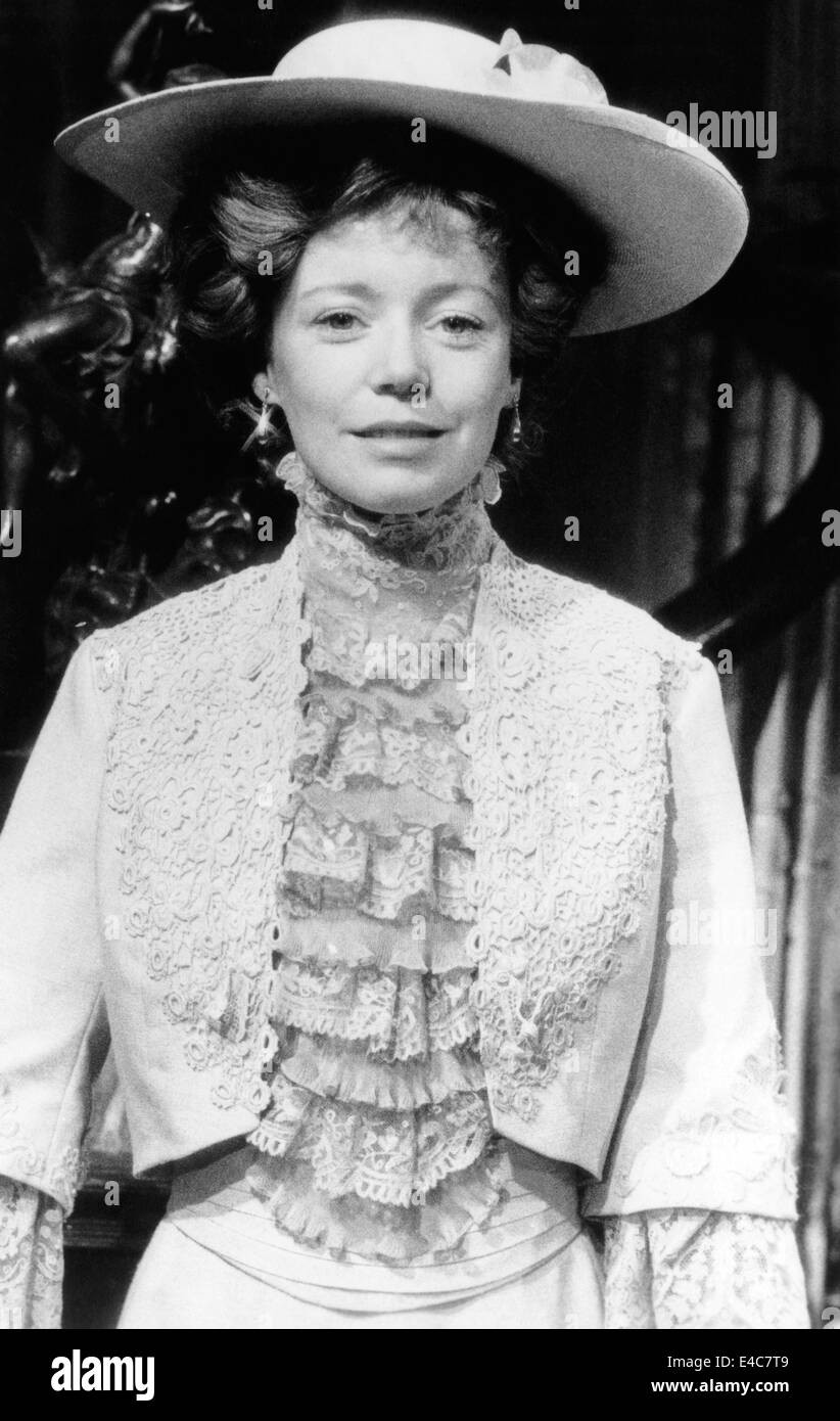 Angharad Rees, on-set of the British TV Series, "The Duchess of Duke Street",  Season 1, Episode 6, 'For Love or Money', 1976 Stock Photo - Alamy