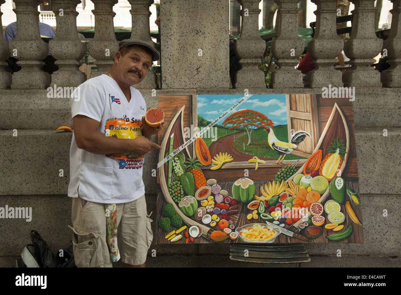 Puerto Rican Artist Works Ob A Commissioned Work In Bryant Park New York City Puerto Rican Artist Works Ob A Commissioned Work In Bryant Park New York City
