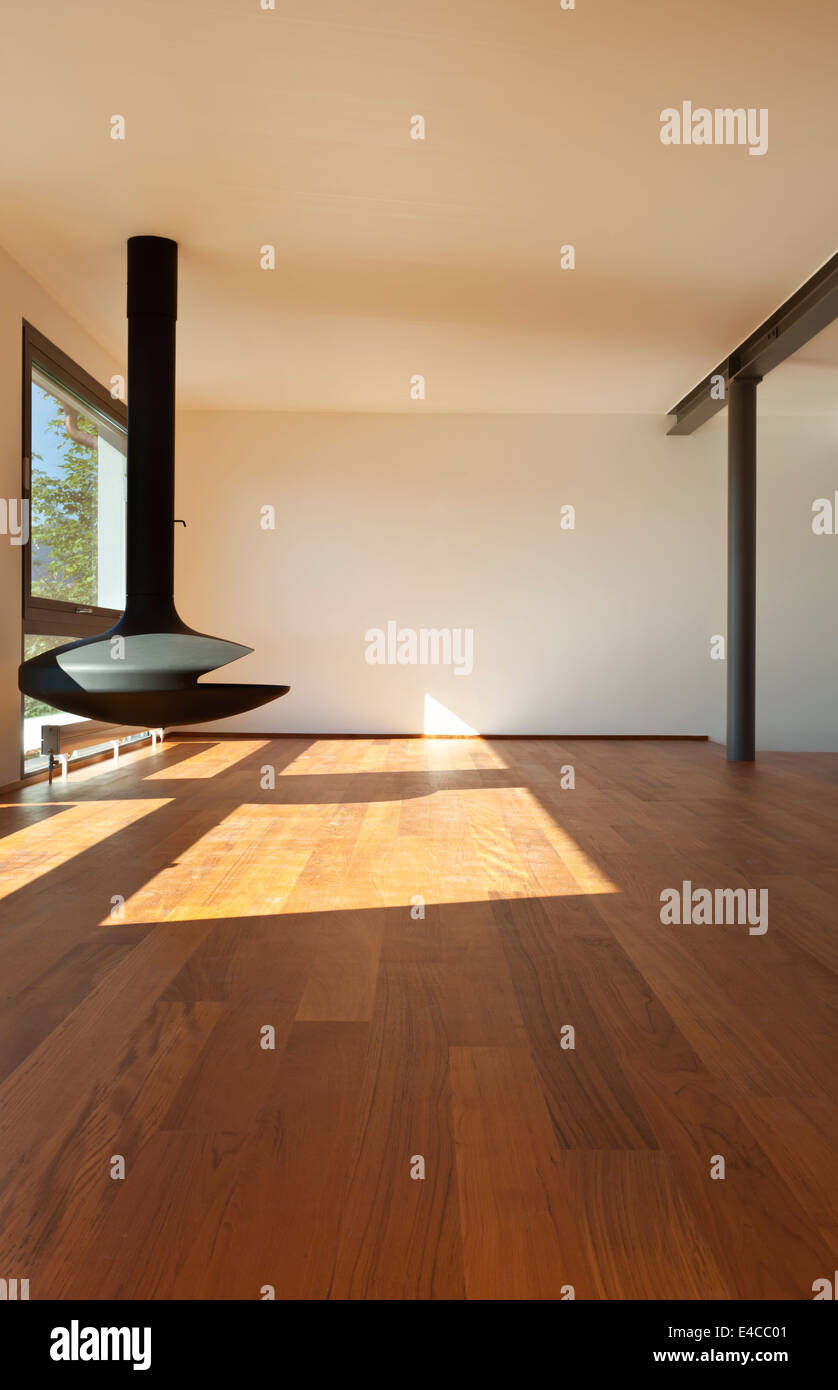 Picture of Modern apartment large living room Stock Photo - Alamy