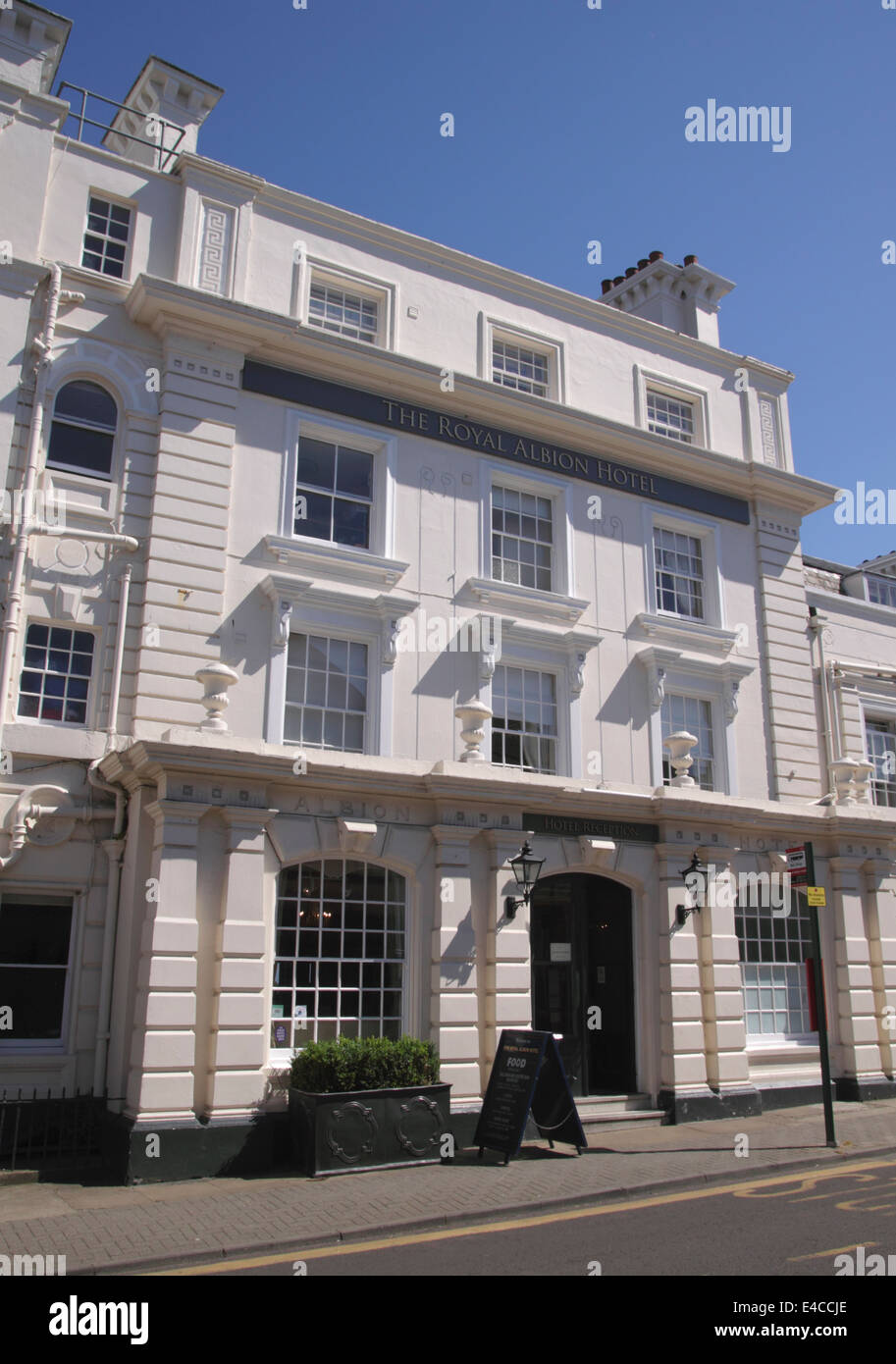 The Royal Albion Hotel Broadstairs Kent Stock Photo