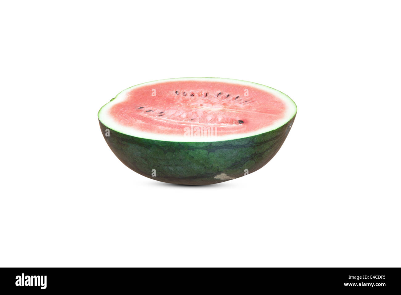 Cut watermelon piece isolated on white background Stock Photo - Alamy