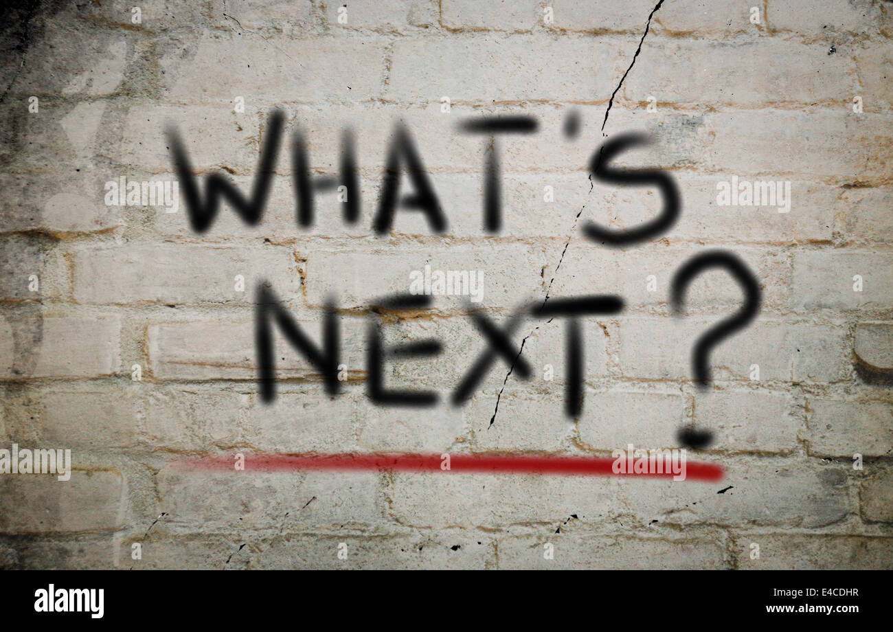 What's Next Concept Stock Photo