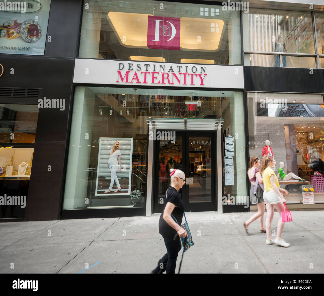 A Destination Maternity store in Midtown Manhattan in New York Stock Photo