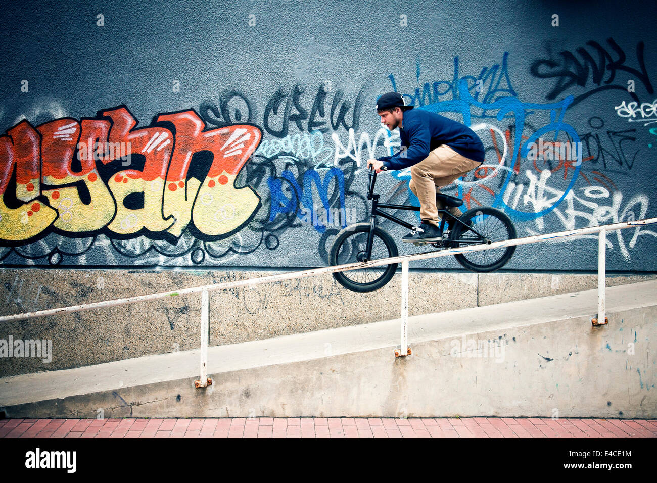 Bmx riding ramp hi-res stock photography and images - Alamy