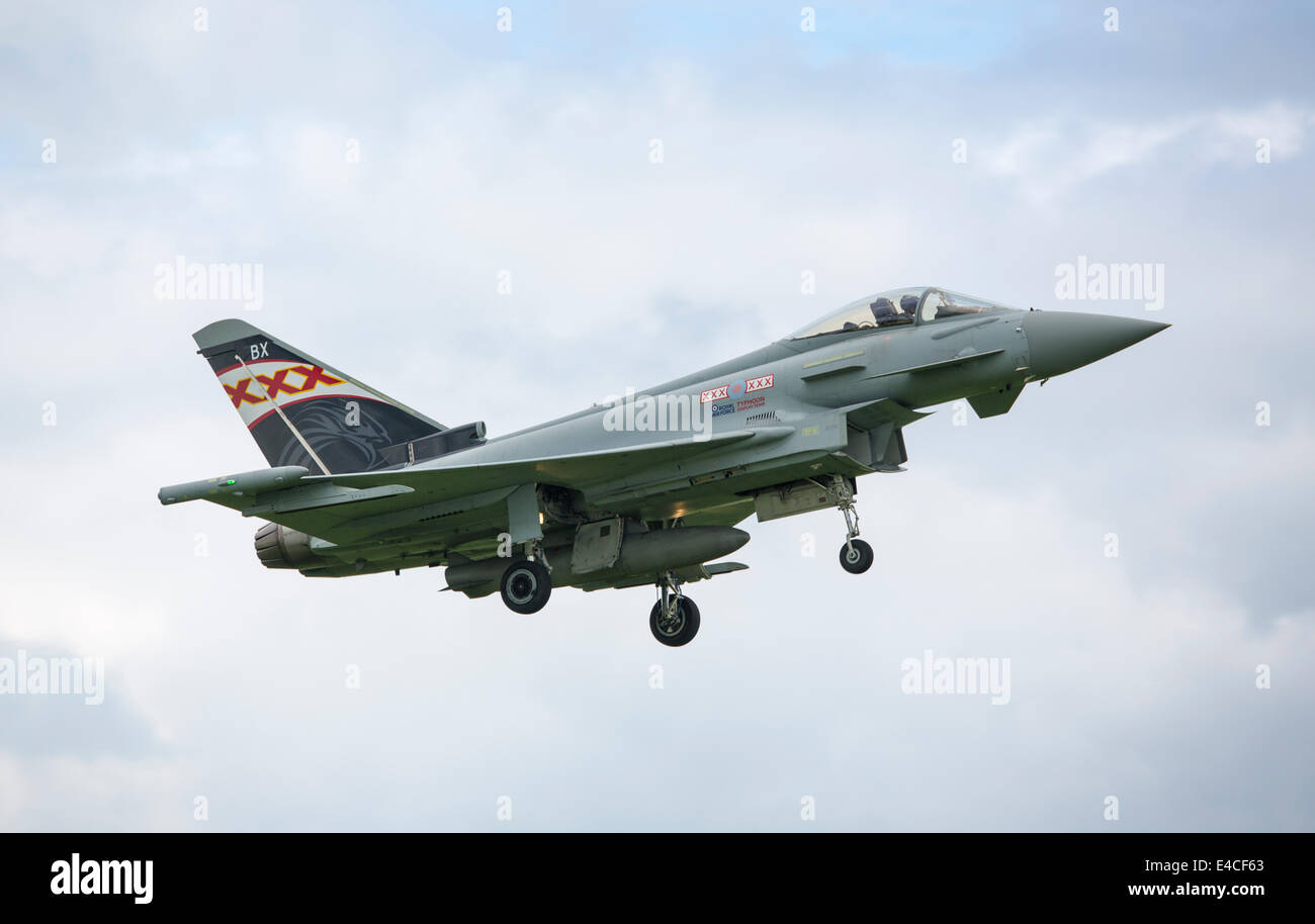 Royal Air Force Eurofighter Typhoon FGR4 ZK343-BX Stock Photo - Alamy