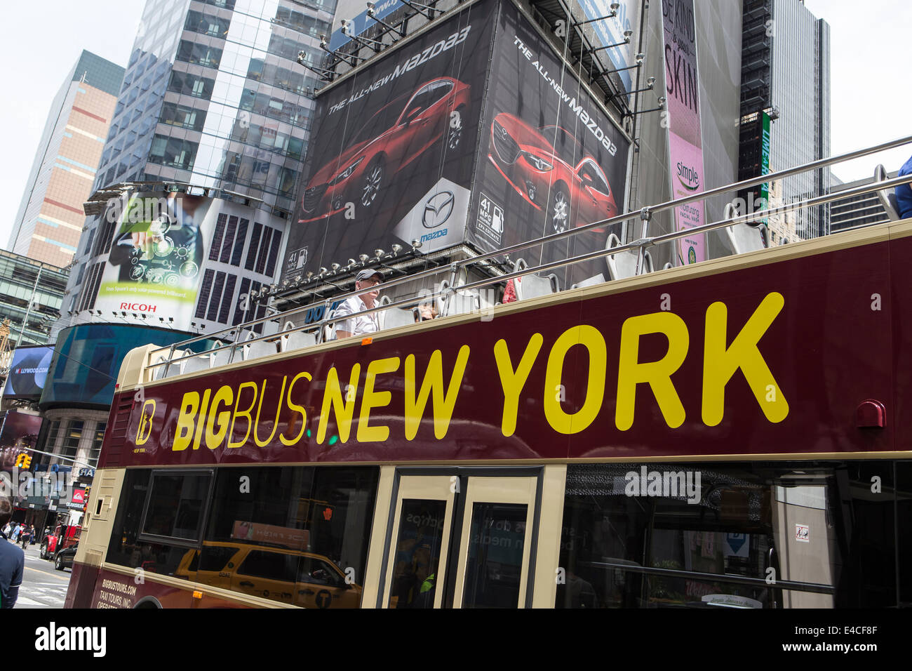 A Big Bus New York bus is pictured in the New York City borough of