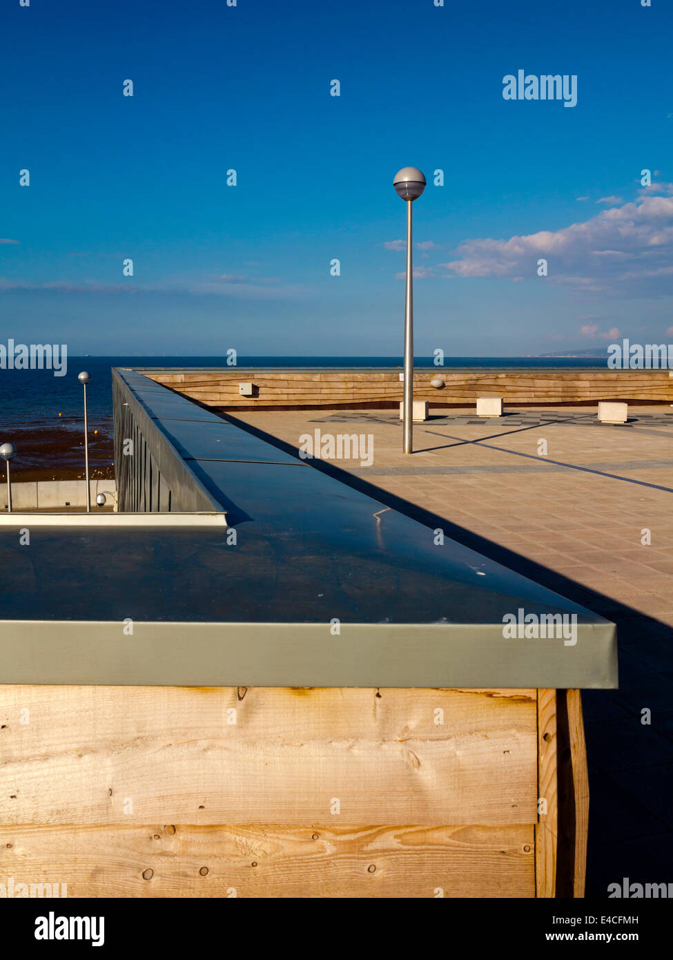 Modern seaside architecture at Porth Eirias a watersports centre in Colwyn Bay Conwy North Wales UK which opened in 2013 Stock Photo