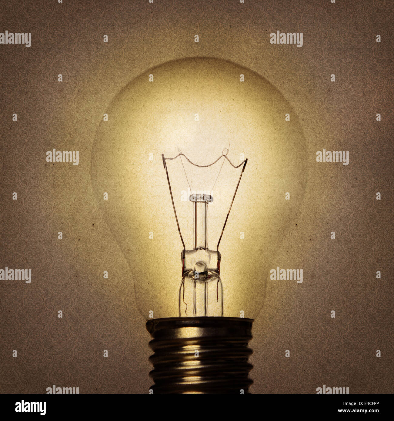 vintage bulb background Stock Photo - Alamy