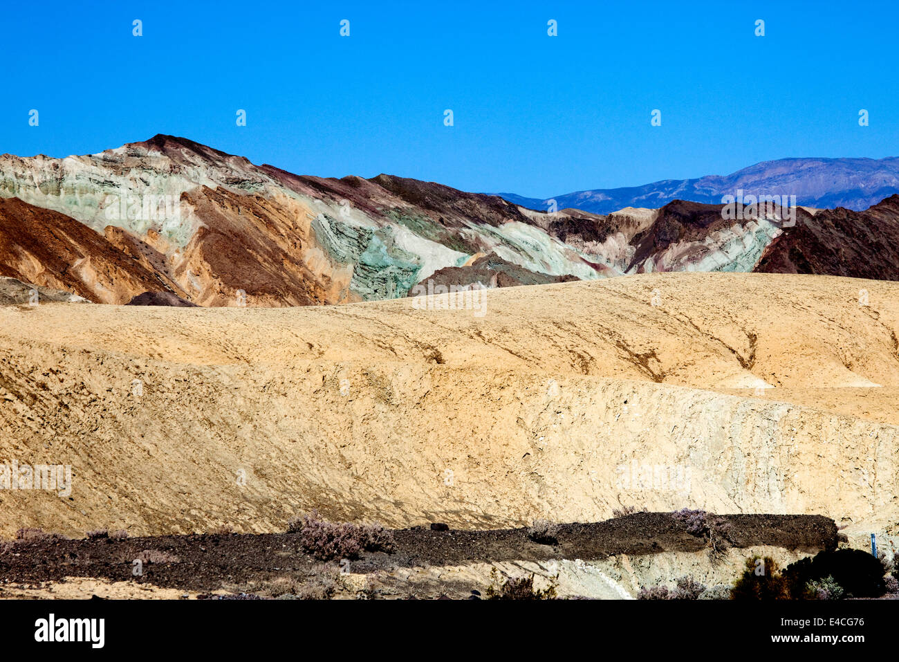 Furnace Creek Wash, Death Valley National Park, California, USA Stock