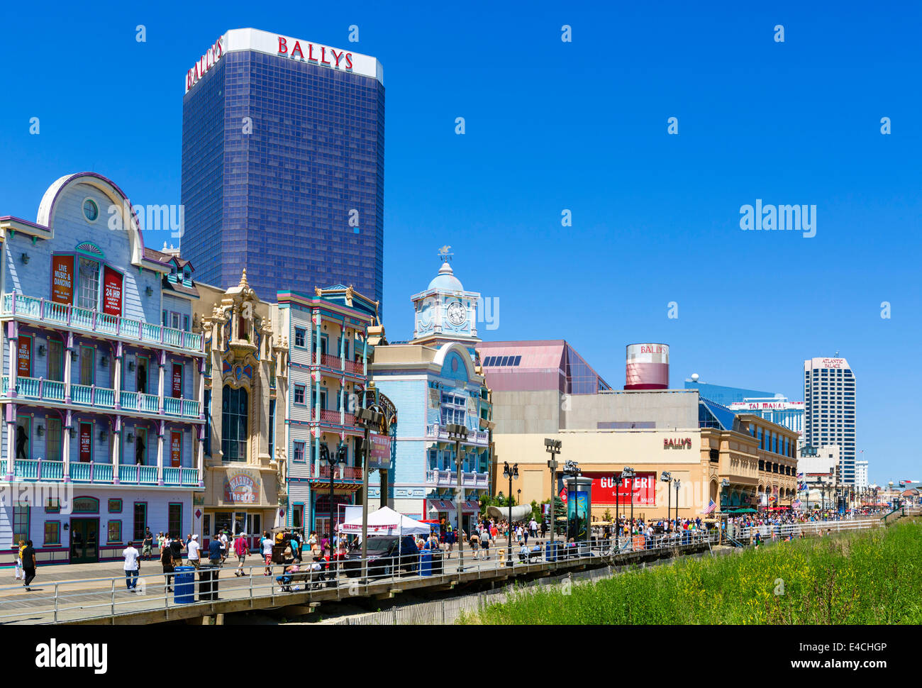 The boardwalk in Atlantic City, New Jersey, USA Stock Photo Alamy