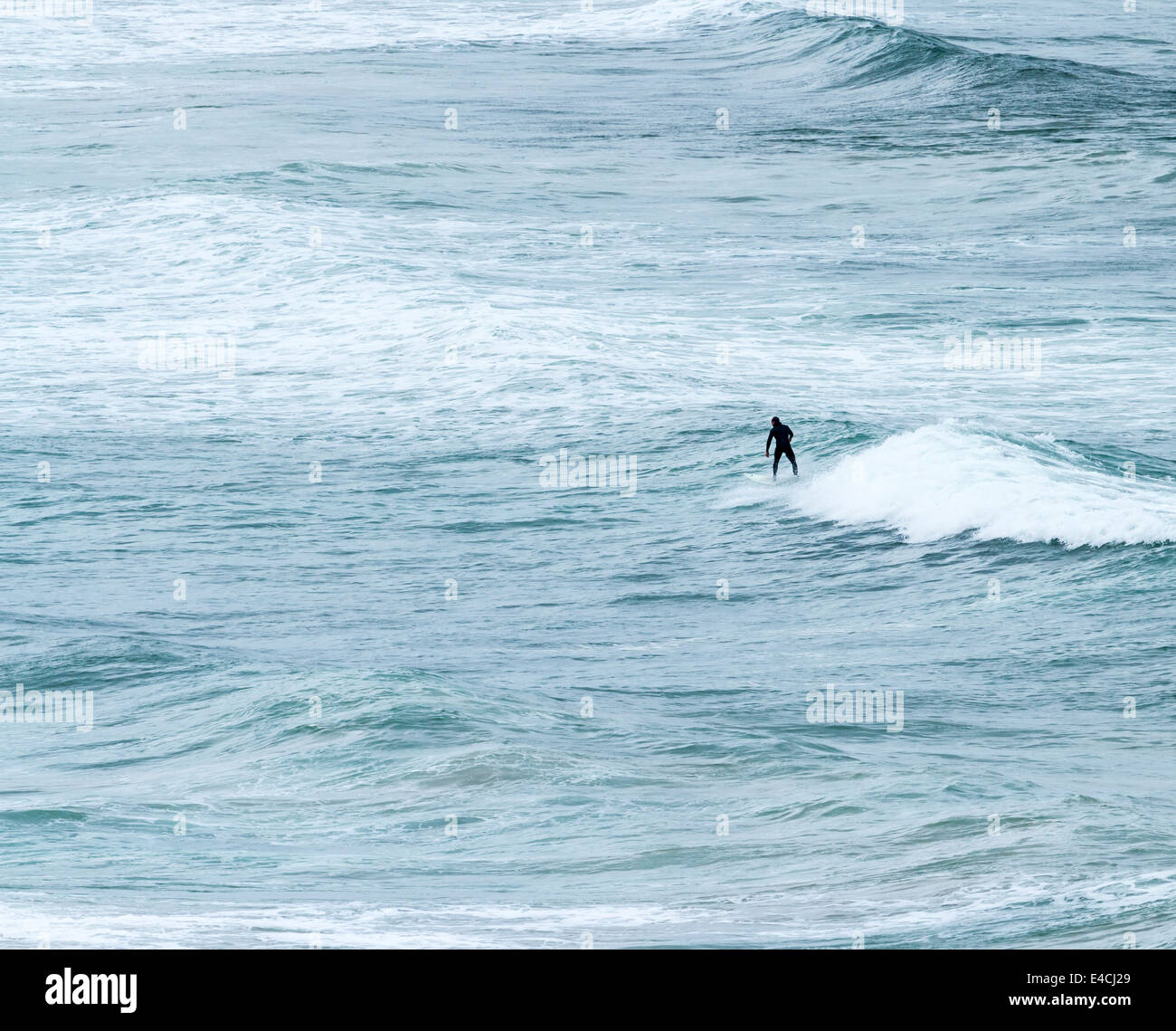 Surfer at The White Rocks Strand Portrush County Antrim Northern Ireland Stock Photo