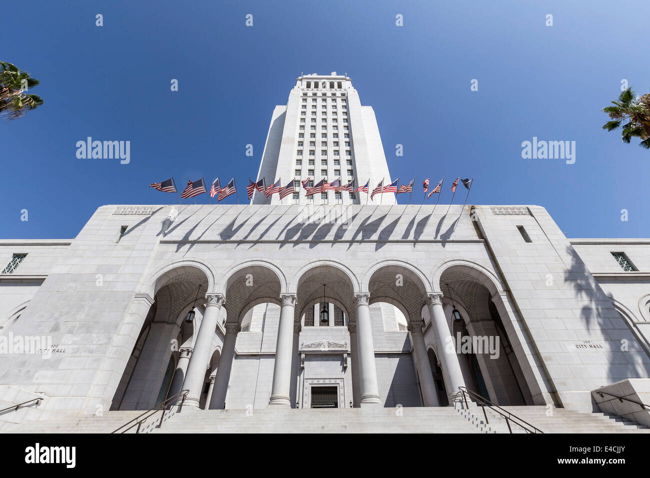 Historic Los Angeles CIty Hall Stock Photo