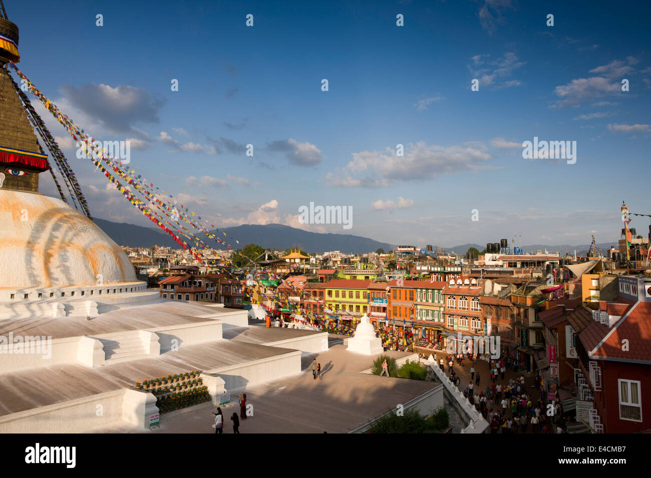 Nepal, Kathmandu, Boudhanath, shops around Tibetan Buddhism’s largest