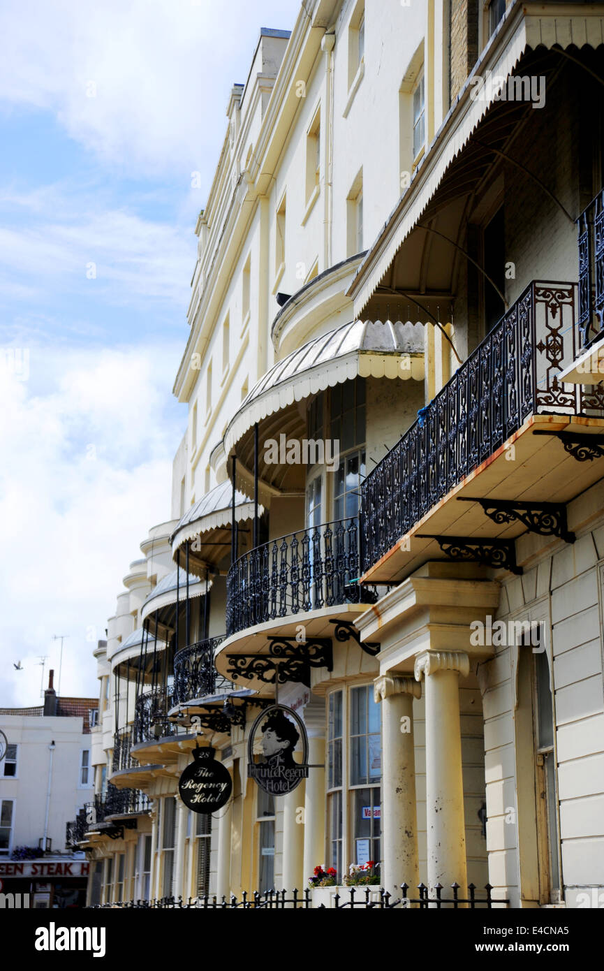 Regency Square Brighton with its typical regency style architecture