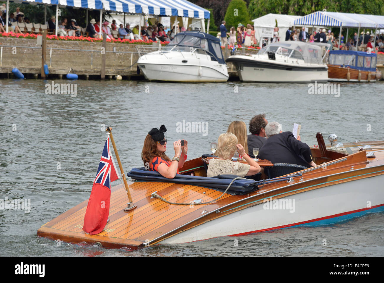 Henley Royal Regatta 2014, Henley on Thames, Oxfordshire, England, UK Stock Photo