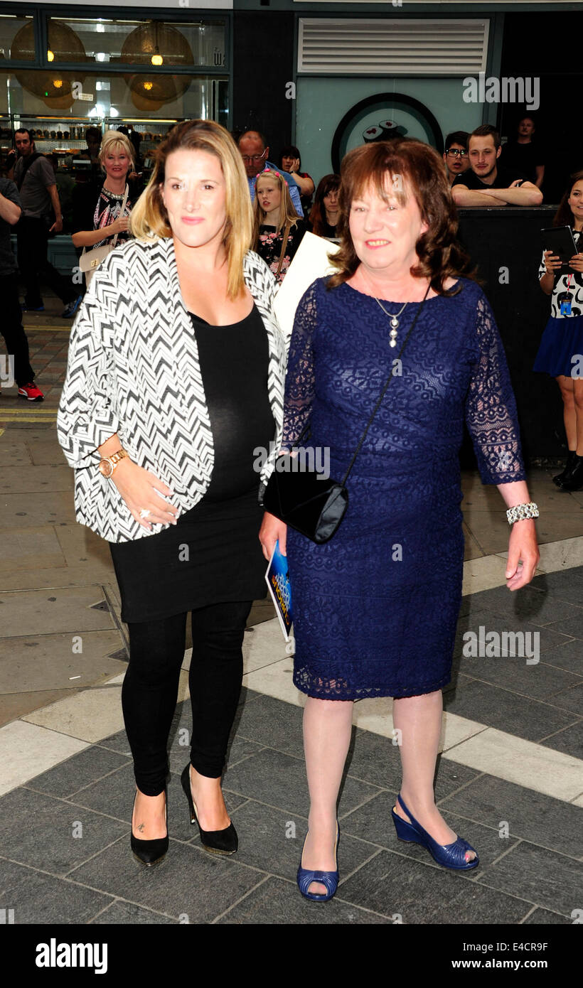 London, UK. 8th July, 2014. Sam Bailey attending for The Curious Incident of the Dog in The Night-Time at  The Giegud Theatre  Shaftesbury Avenue London 8th July 2014 Credit:  Peter Phillips/Alamy Live News Stock Photo