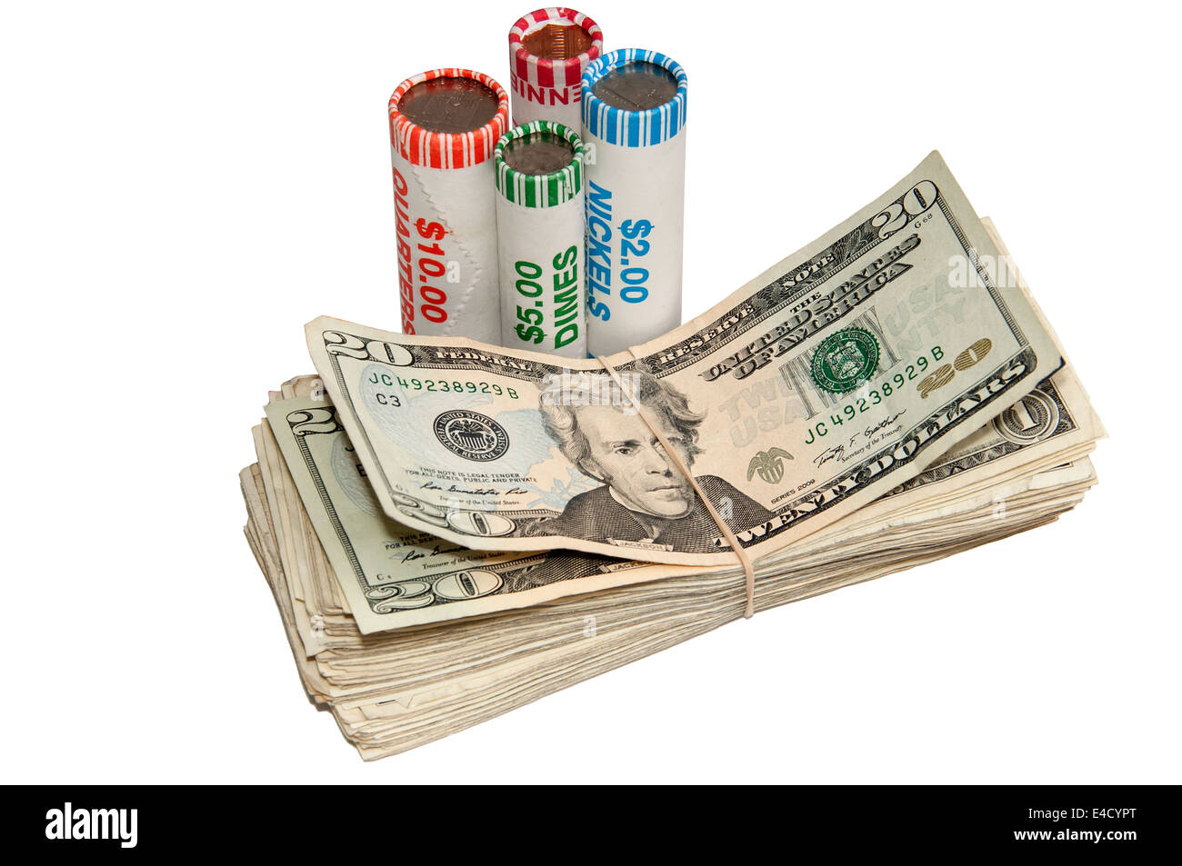 Roll Of Dollar Coins