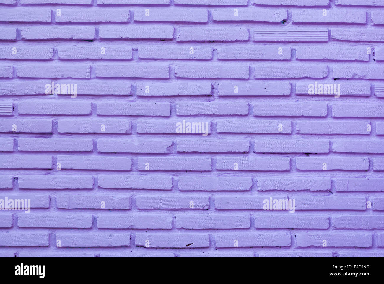Purple Brick Wall Background/ Texture. Stock Photo