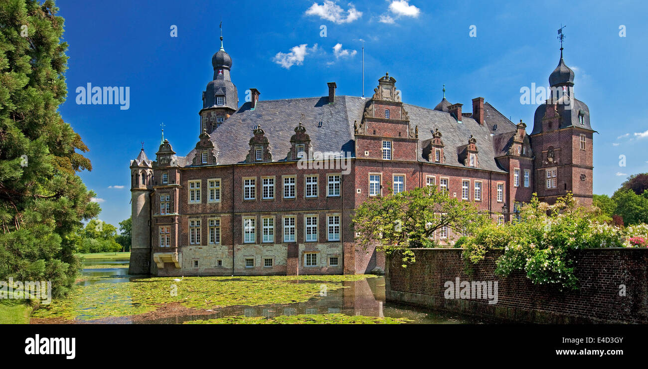 Schloss Darfeld, moated castle, Rosendahl, Münsterland, North Rhine