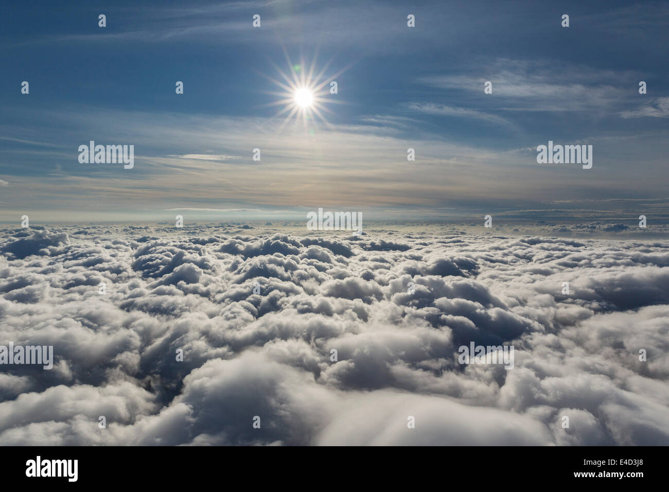 Sun above clouds hi-res stock photography and images - Alamy