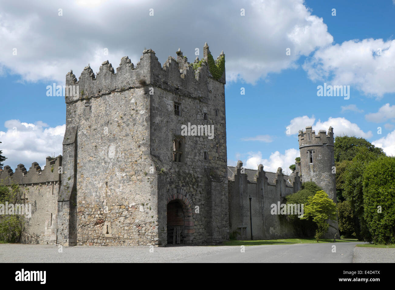 Howth Castle, Howth Head peninsula, Leinster, Ireland Stock Photo