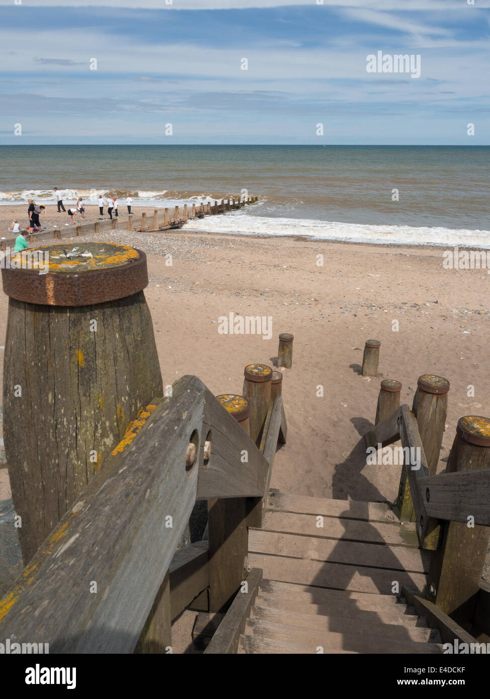 Hornsea Coast Coastal Sea Seaside East Coast Hi Res Stock Photography