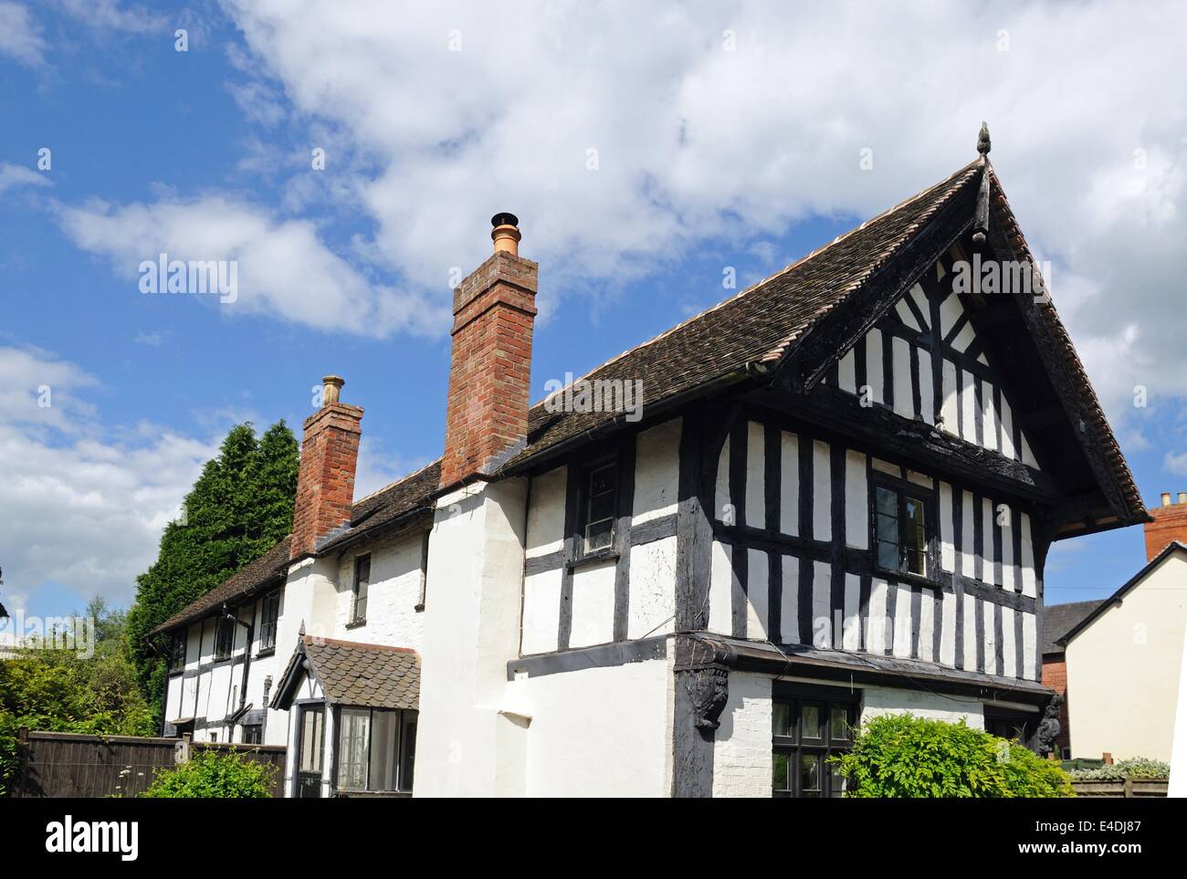 Tudor style house, Leominster, Herefordshire, England, UK, Western ...