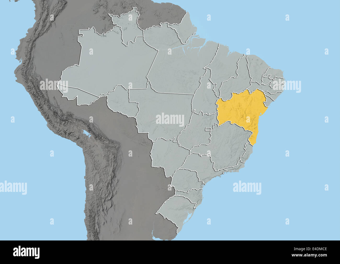 Bahia map hires stock photography and images Alamy