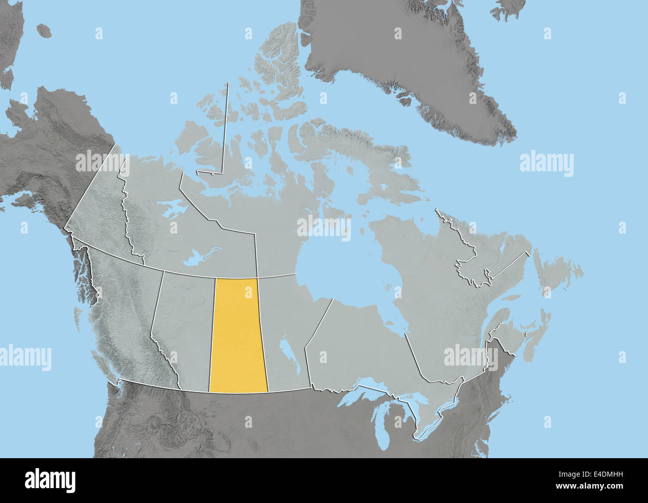 Saskatchewan map hi-res stock photography and images - Alamy