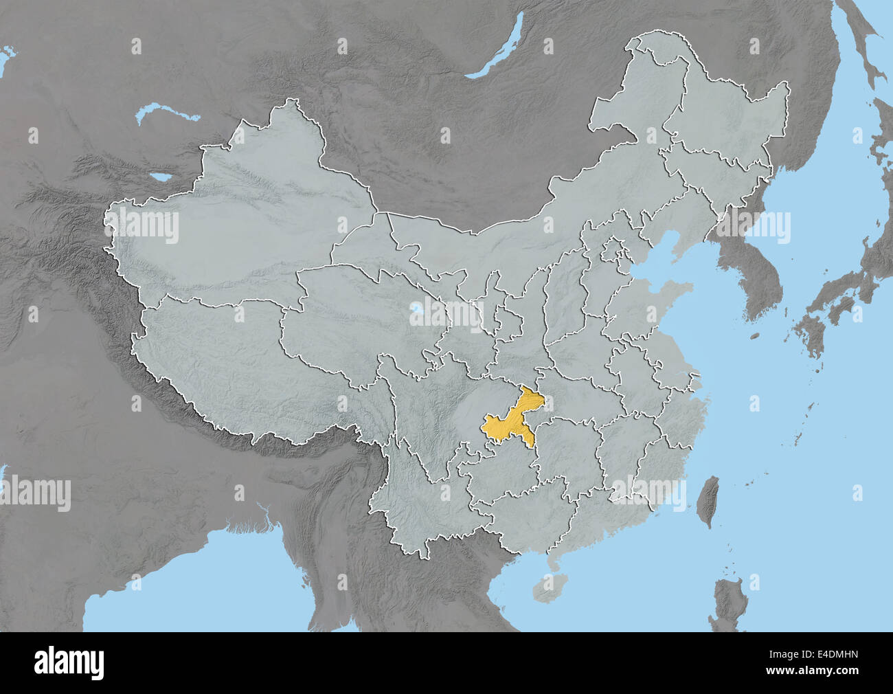 Chongqing map hires stock photography and images Alamy