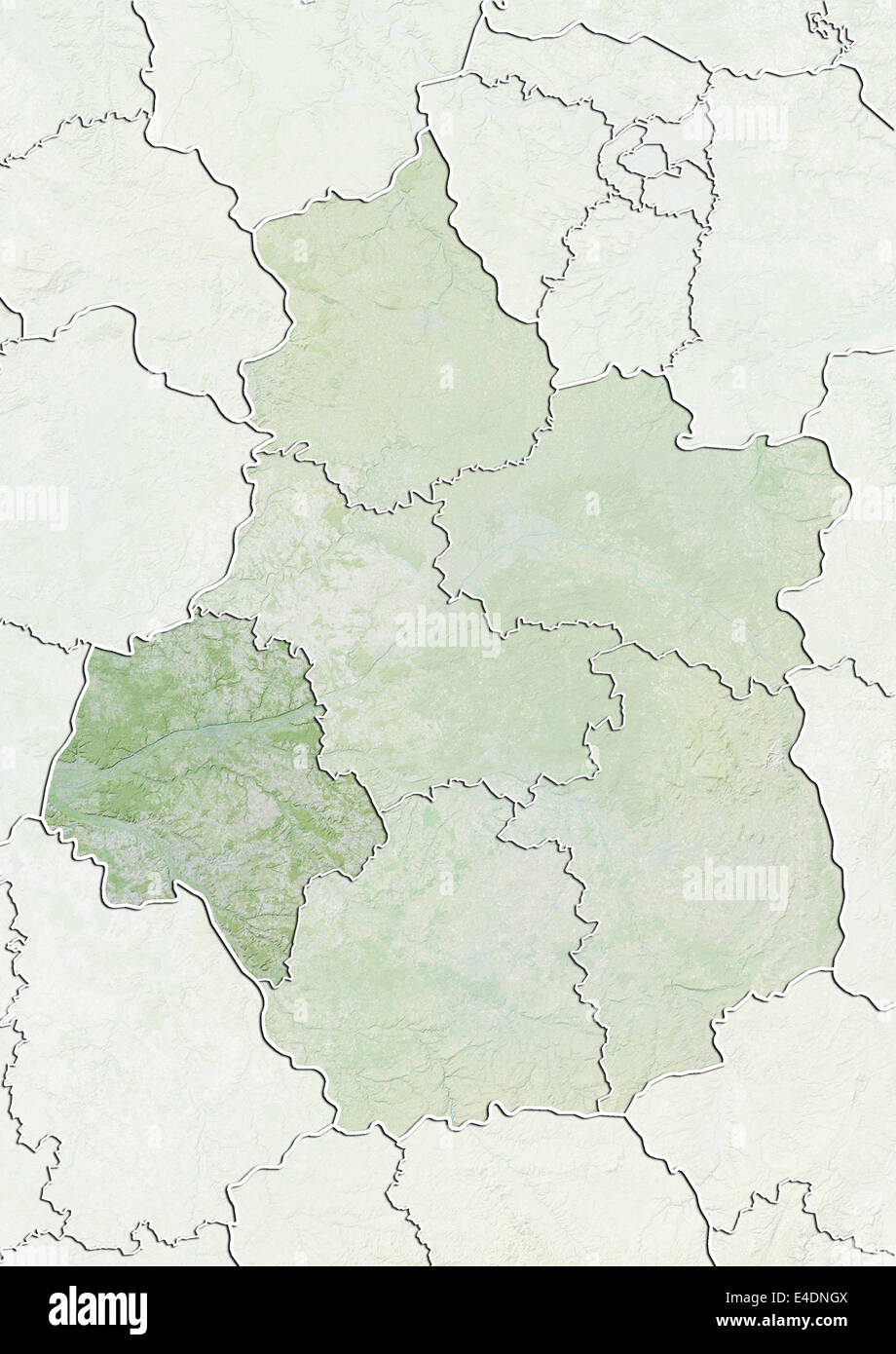 Indre Et Loire Map High Resolution Stock Photography And Images Alamy