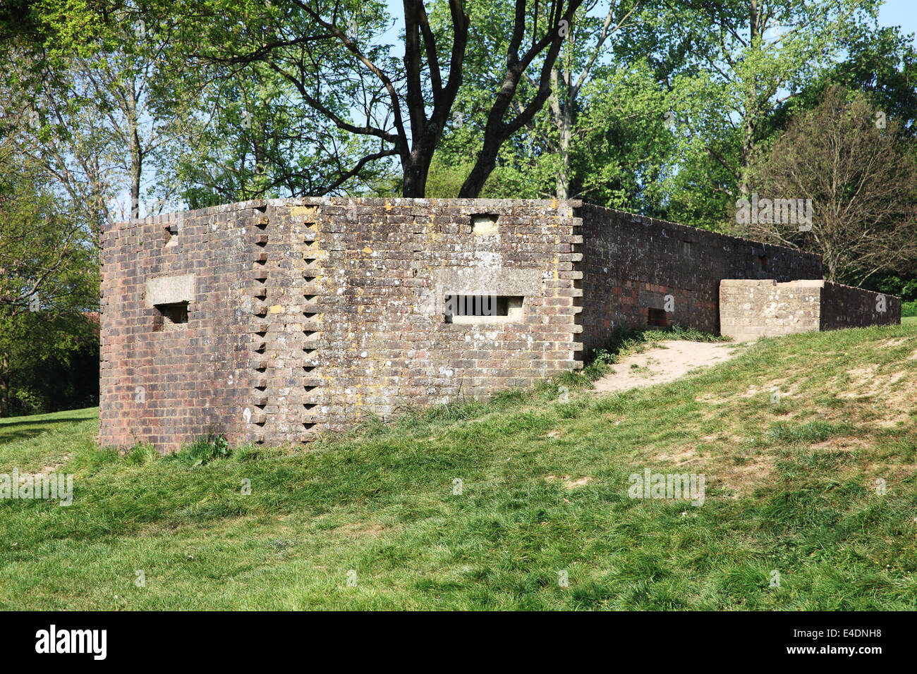 British UK machine gun pillbox guard post emplacement of the Second ...