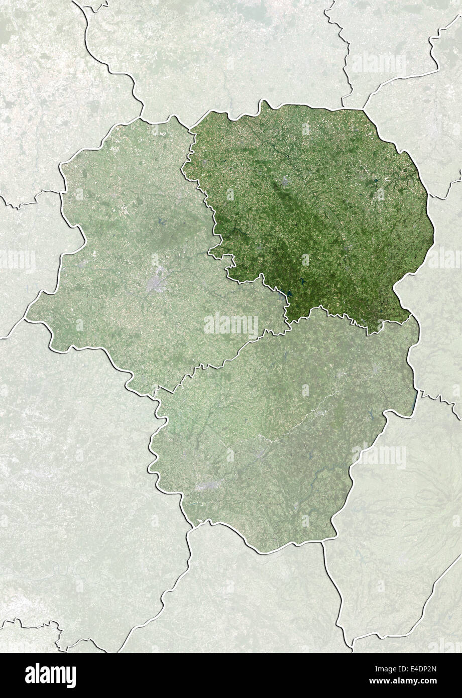 Creuse map hires stock photography and images Alamy