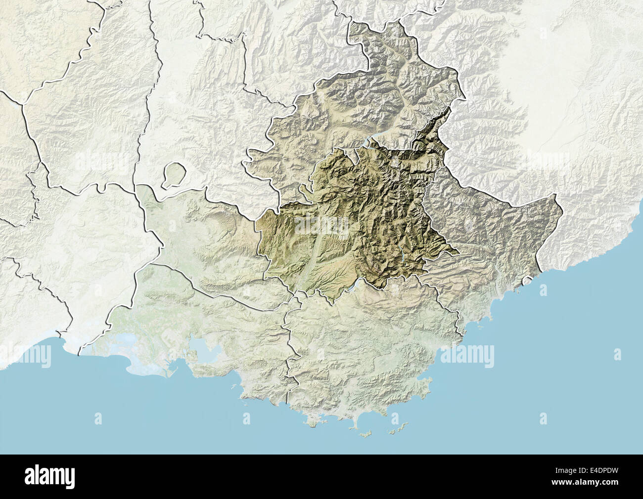 Map of alpes de haute provence hi-res stock photography and images - Alamy