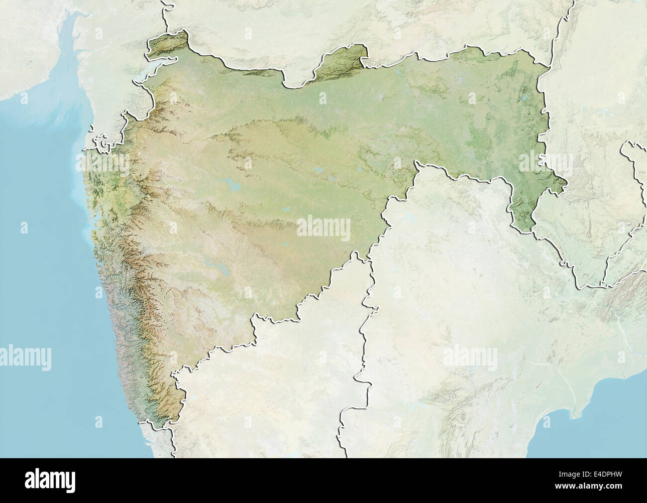 Satellite Map Of Maharashtra Maharashtra Aerial High Resolution Stock Photography And Images - Alamy