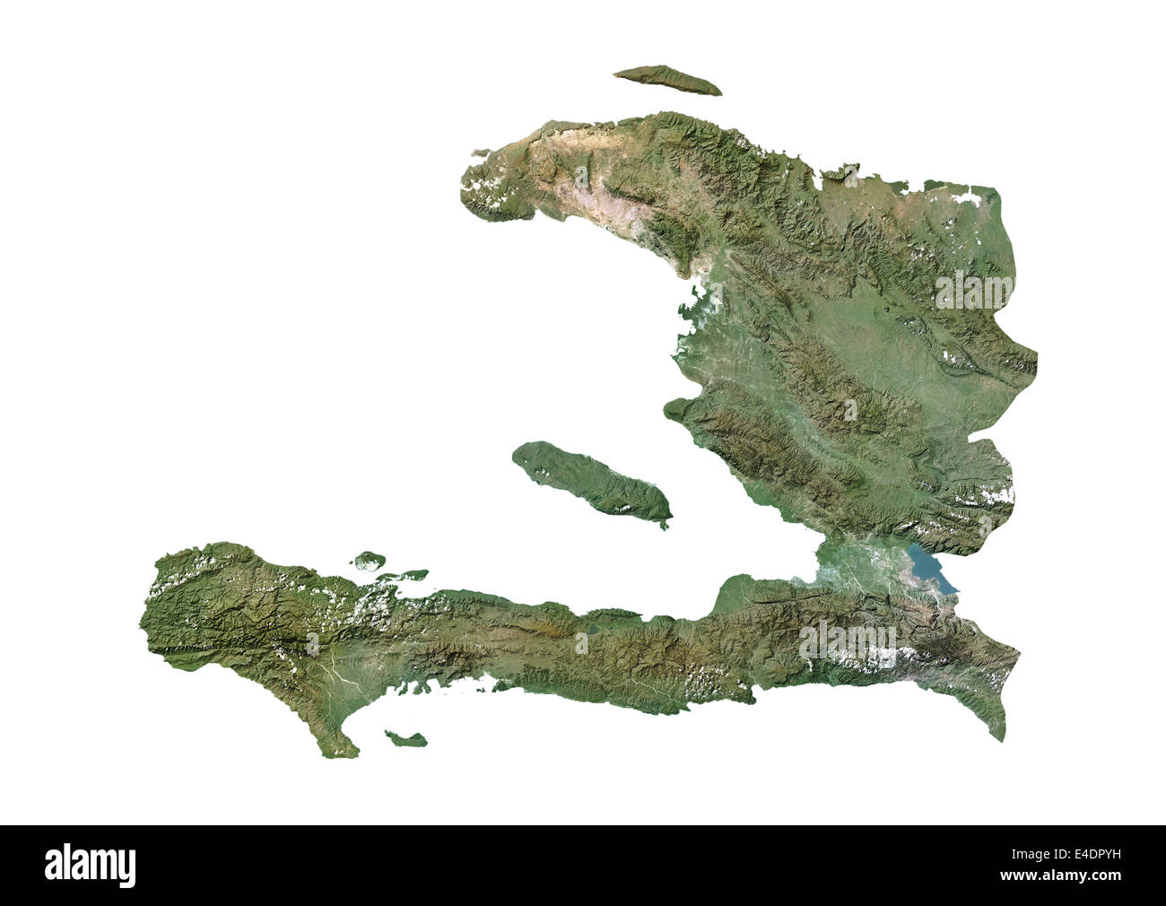 Haiti, Satellite Image Stock Photo Alamy