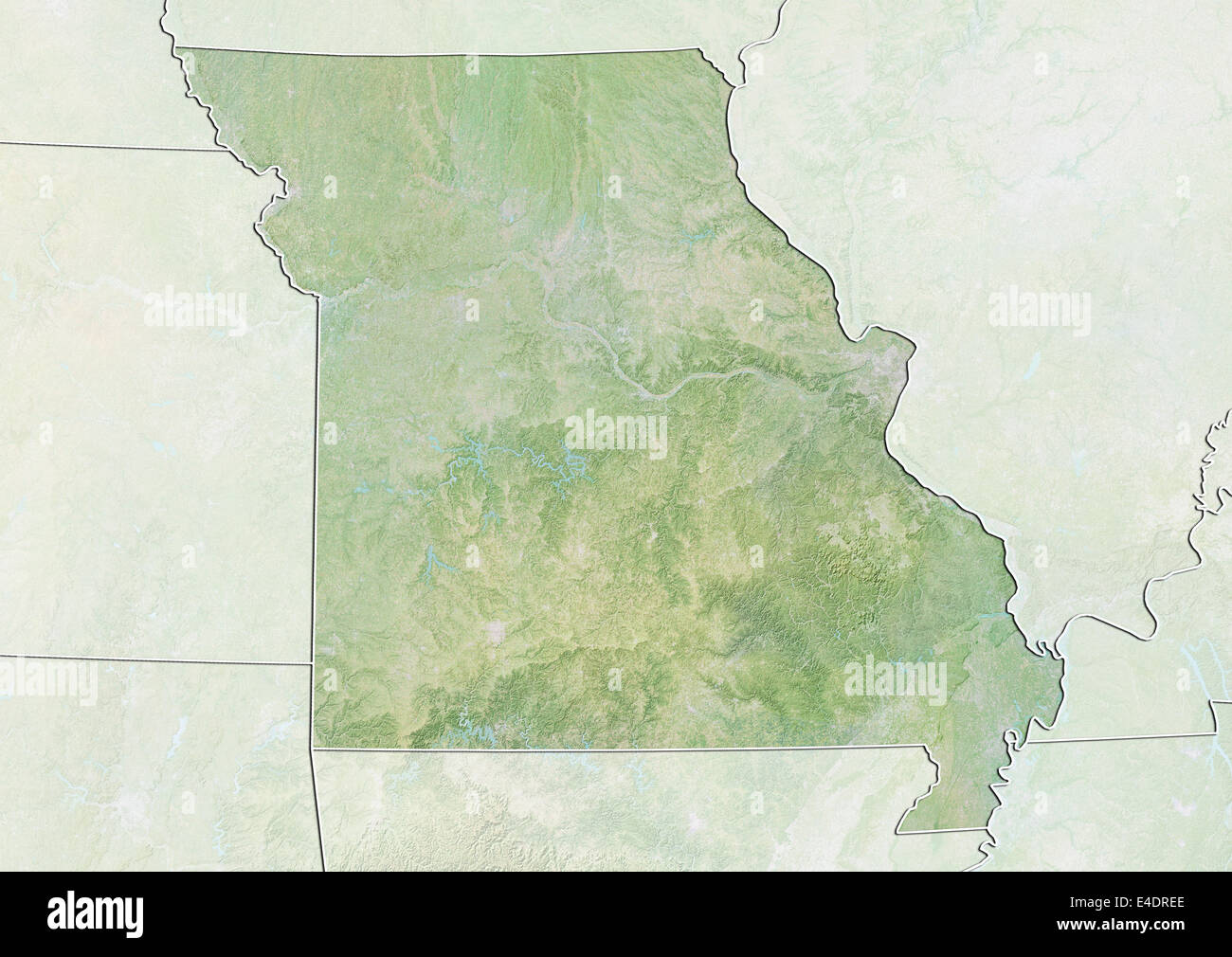 Missouri Map High Resolution Stock Photography and Images Alamy