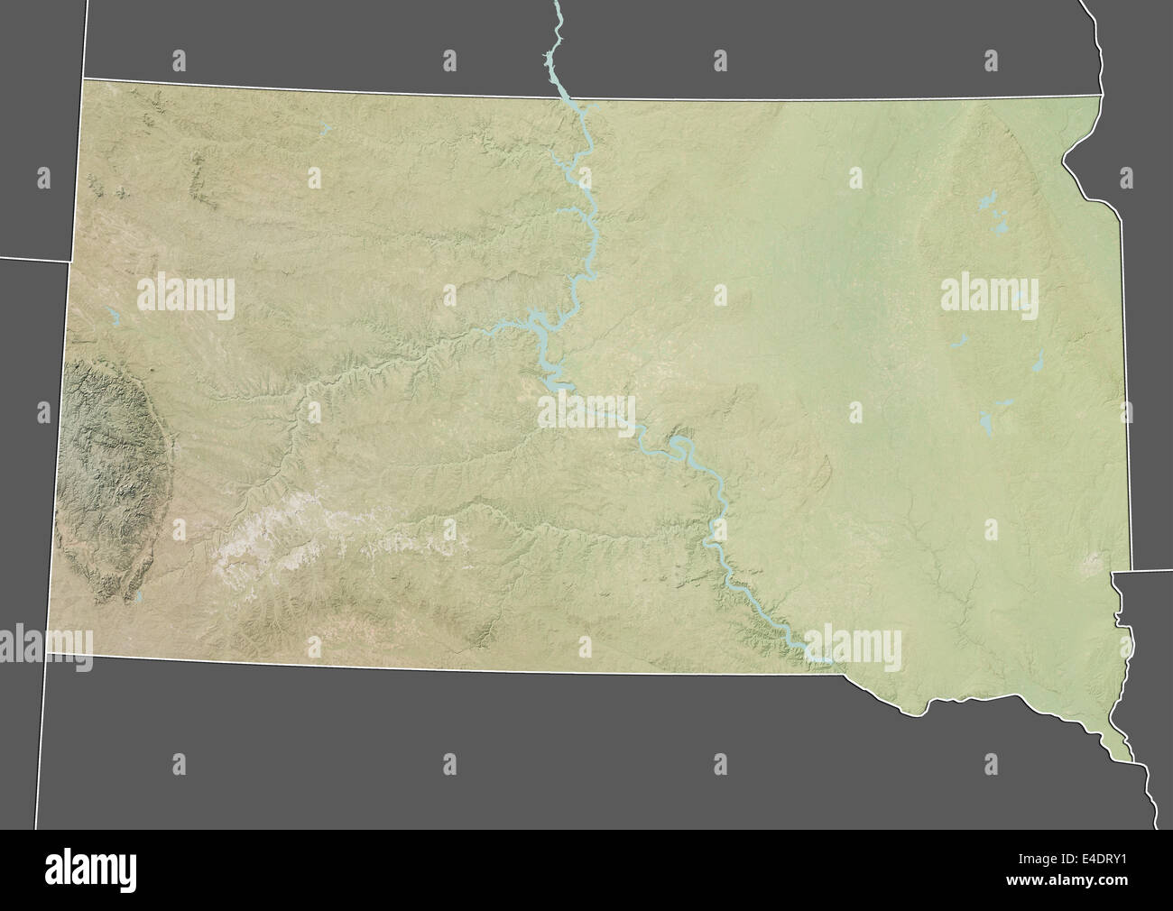 South dakota map High Resolution Stock Photography and Images Alamy
