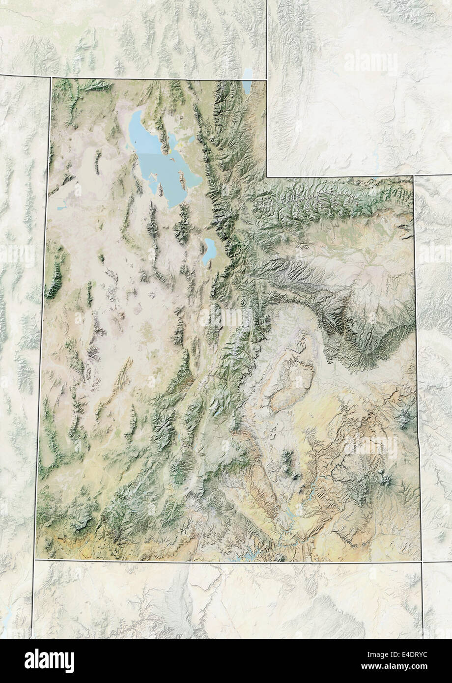 State of Utah United States Relief - State Of Utah United States Relief Map E4DRYC 