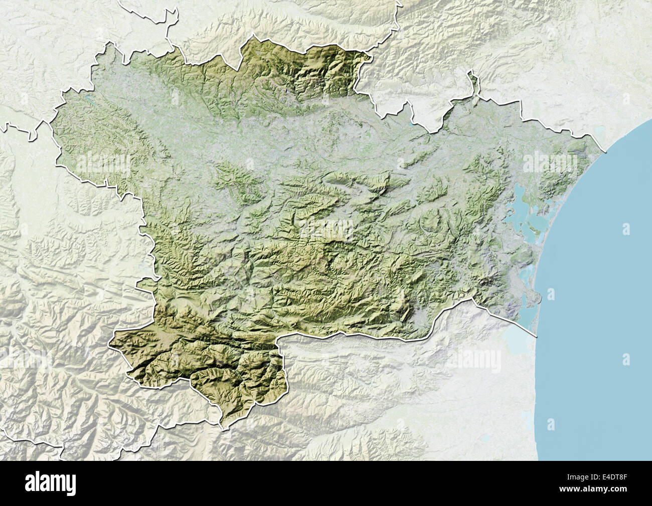 Aude Map High Resolution Stock Photography And Images Alamy