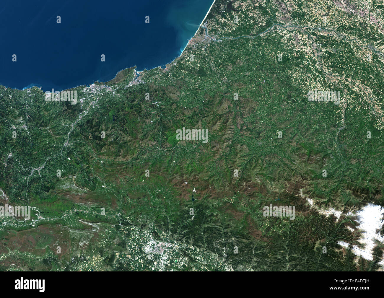 Map of france and spain hires stock photography and images Alamy