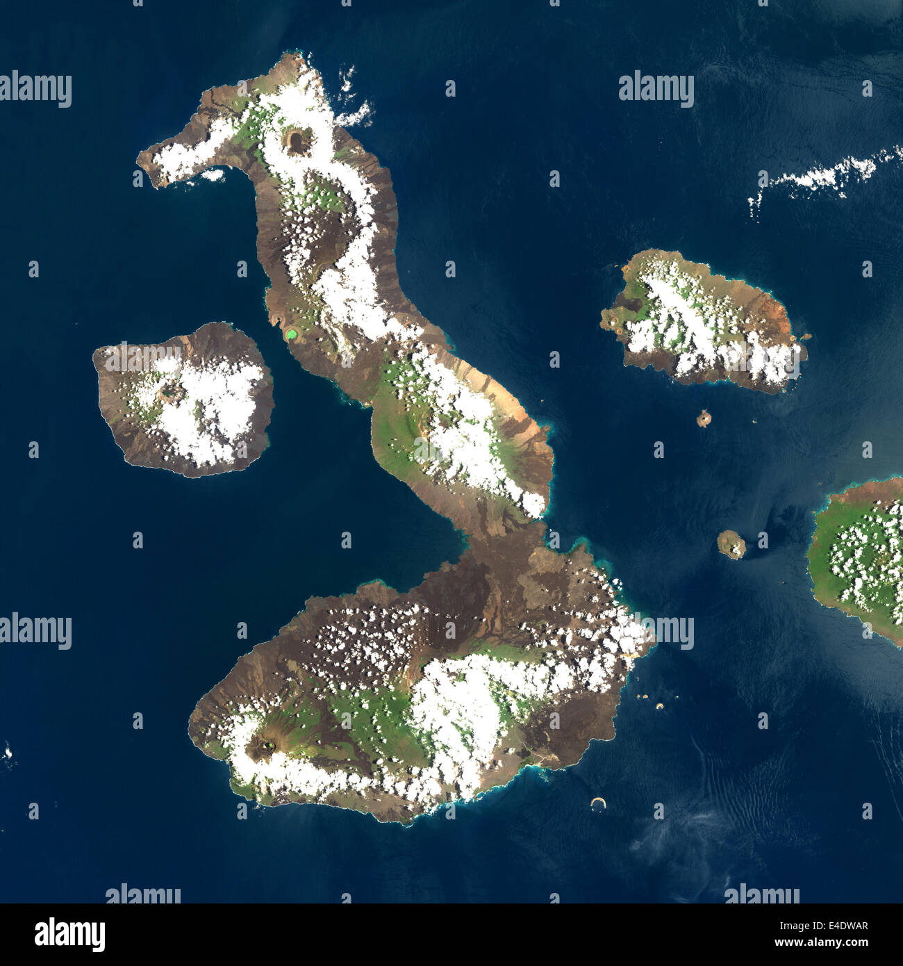 Galapagos ecuador map hi-res stock photography and images - Alamy