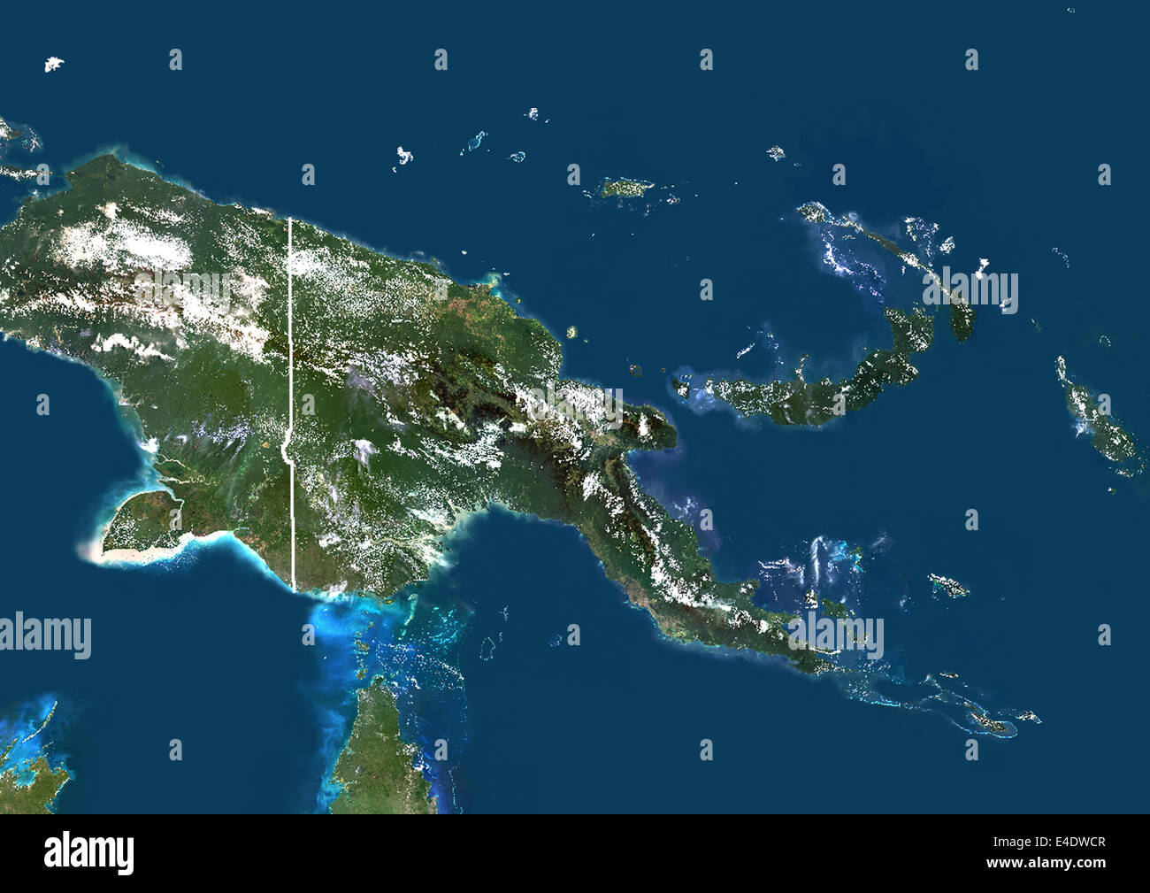 Satellite Map Of Png Satellite View Papua New Guinea High Resolution Stock Photography And Images  - Alamy