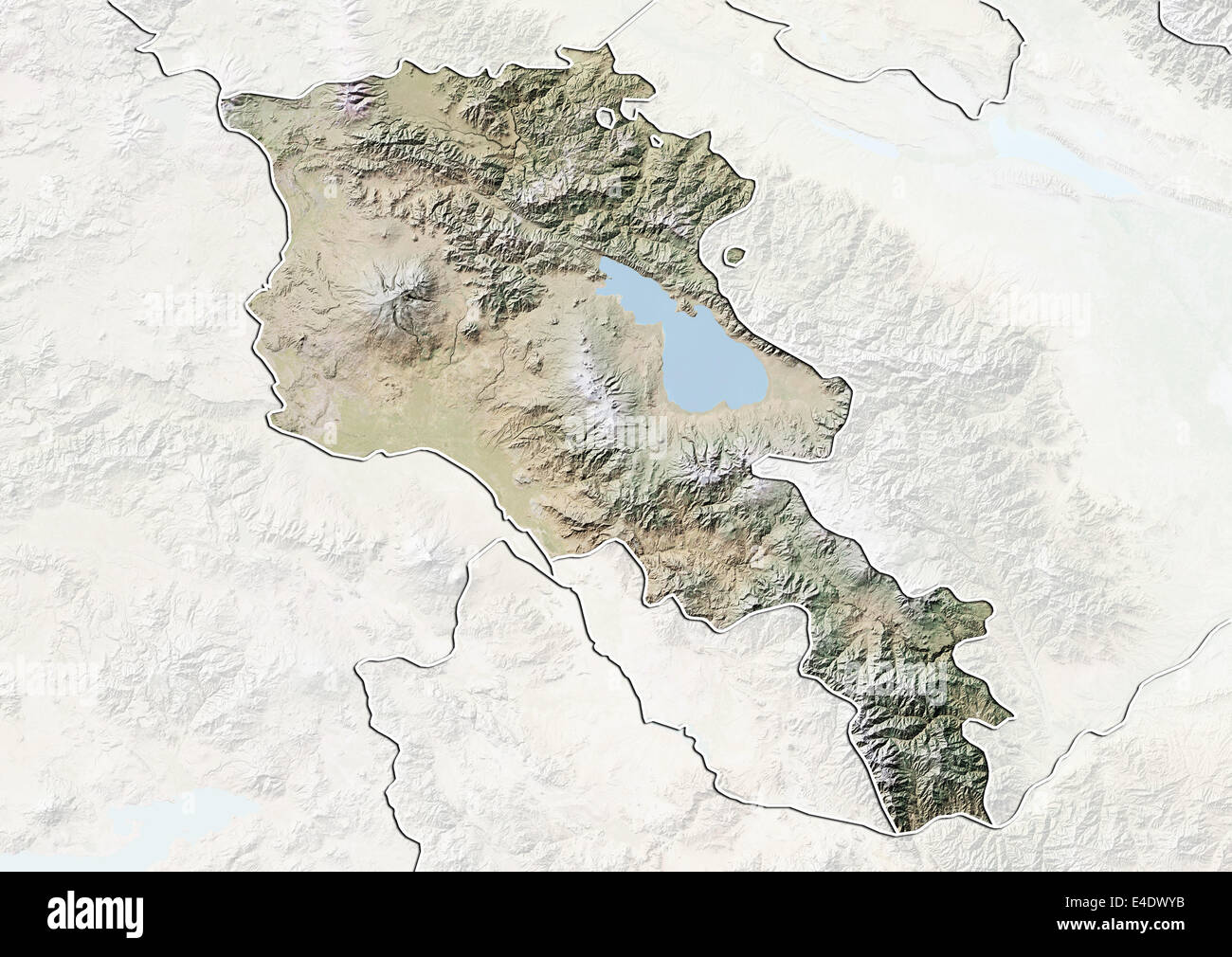 Armenia map hi-res stock photography and images - Alamy