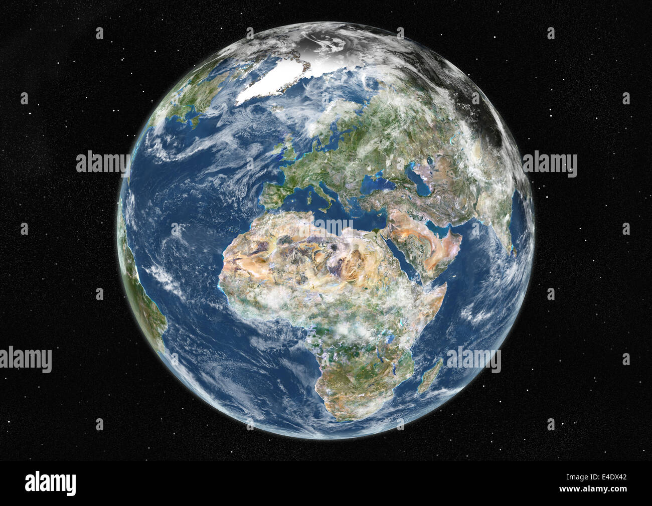 Satellite map middle east earth hi-res stock photography and images - Alamy