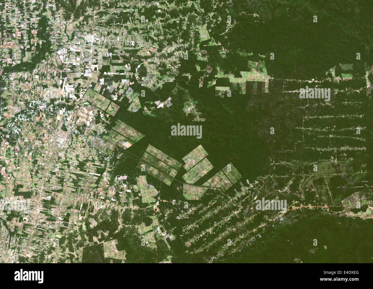 Satellite view deforestation in rondonia brazil hi-res stock photography  and images - Alamy