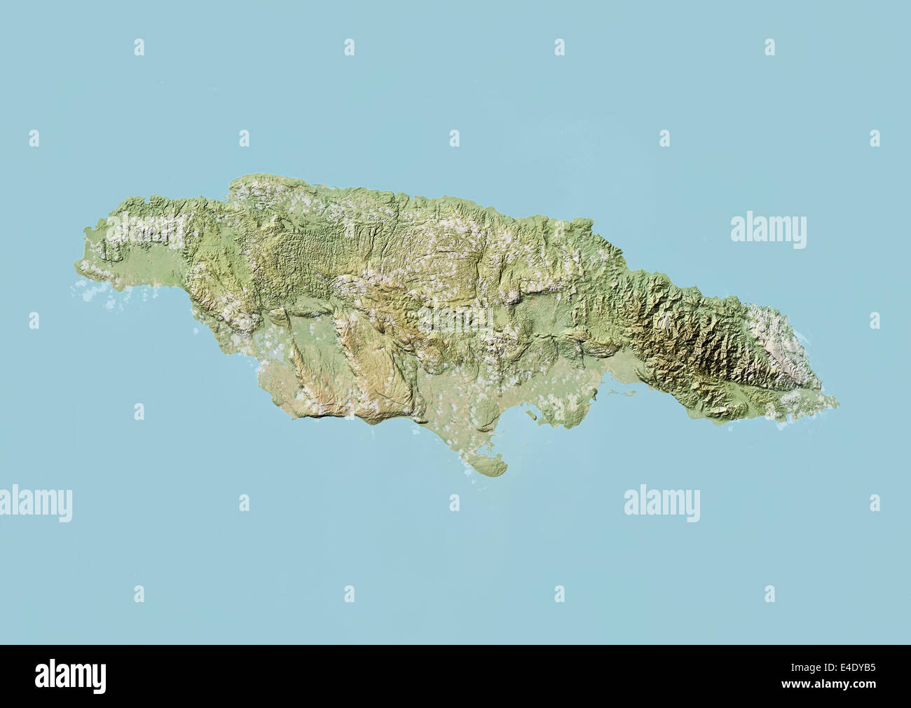 Satellite View Of Jamaica Map Satellite Geography Jamaica High Resolution Stock Photography And Images  - Alamy
